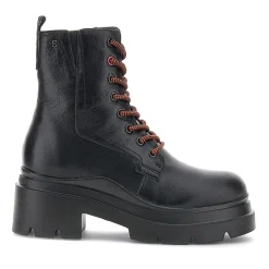 Anfibi Donna Combat Pelle Nero