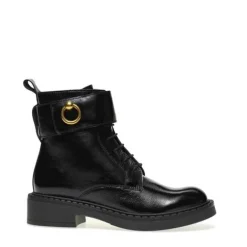 Anfibi Donna in Pelle Nera