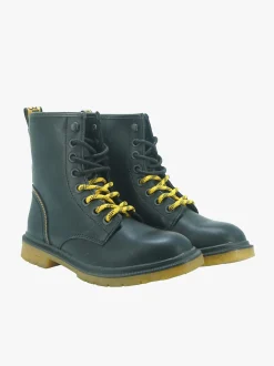 Anfibi Donna in Pelle Nera