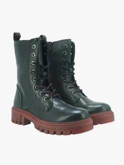 Anfibi Donna in Pelle Nera