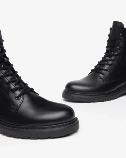 Anfibi Donna Pelle Nero