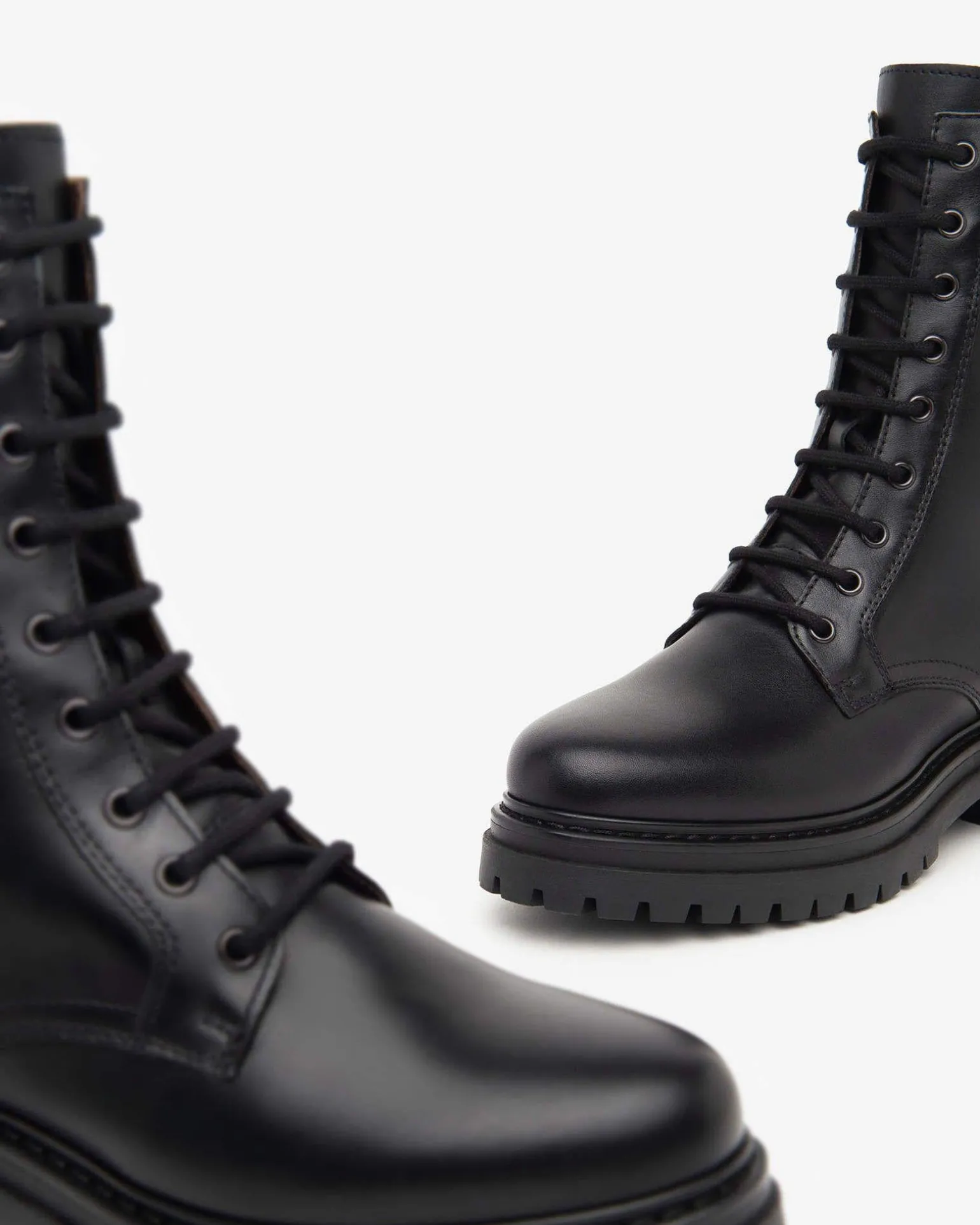 Anfibi Donna Pelle Nero
