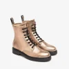 Anfibi Donna Pelle Torba