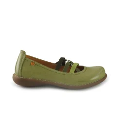 Ballerine in Pelle Multicolor Verde