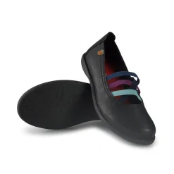 Ballerine in Pelle Multicolor Verde