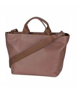 Borsa a Mano in Pelle con Tracolla