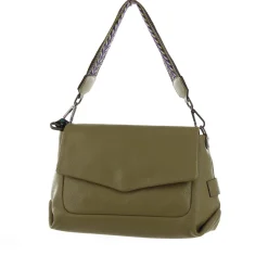 Borsa a Spalla in Pelle Verde