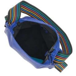 Borsa Zaino Trasformabile  in Pelle Lapislazzulo