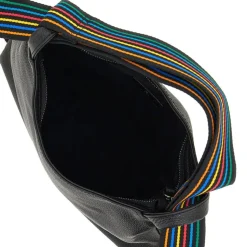 Borsa Zaino Trasformabile  in Pelle Nera
