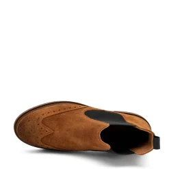 Chelsea Oxford Donna Camoscio Cuoio