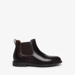 Chelsea Uomo in Pelle Marrone