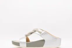 Ciabatta Donna Argento