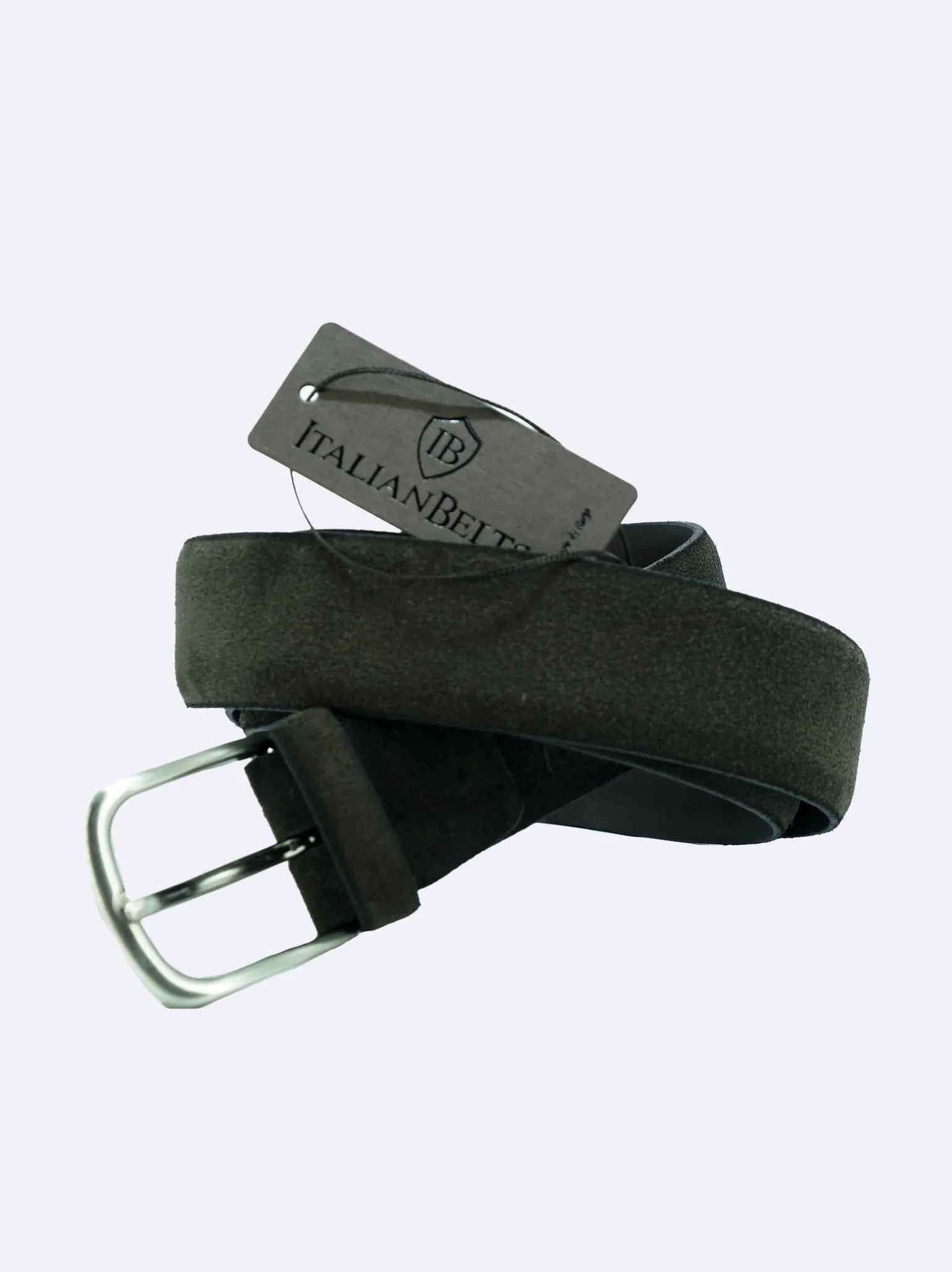 Cintura Uomo in Camoscio Marrone