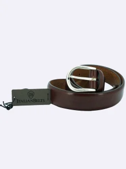 Cintura Uomo in Pelle Cuoio