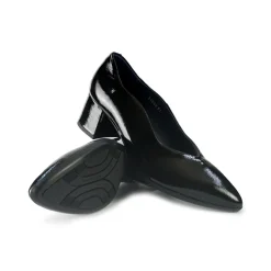 Decollete Donna in Vernice Nero