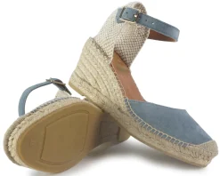 Espadrillas Zeppa Camoscio Jeans