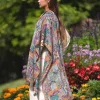 Foulard in Lana Misto Seta Arancio