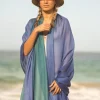 Foulard Pareo in Modal Azzurro Multi