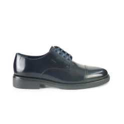 Francesina Uomo in Pelle Spazzolata Blu