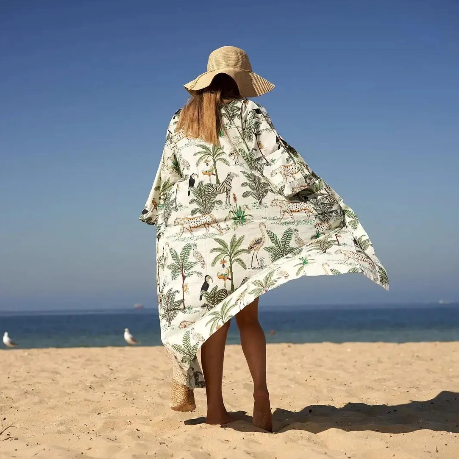 Kimono Caftano in Cotone