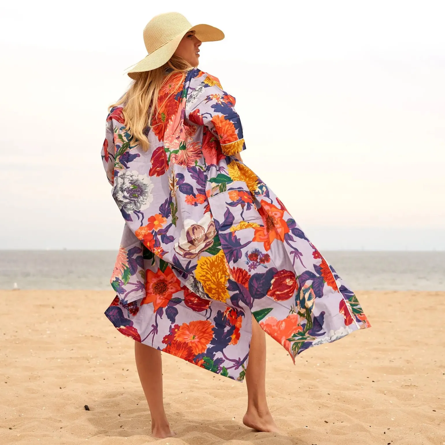 Kimono Caftano in Cotone