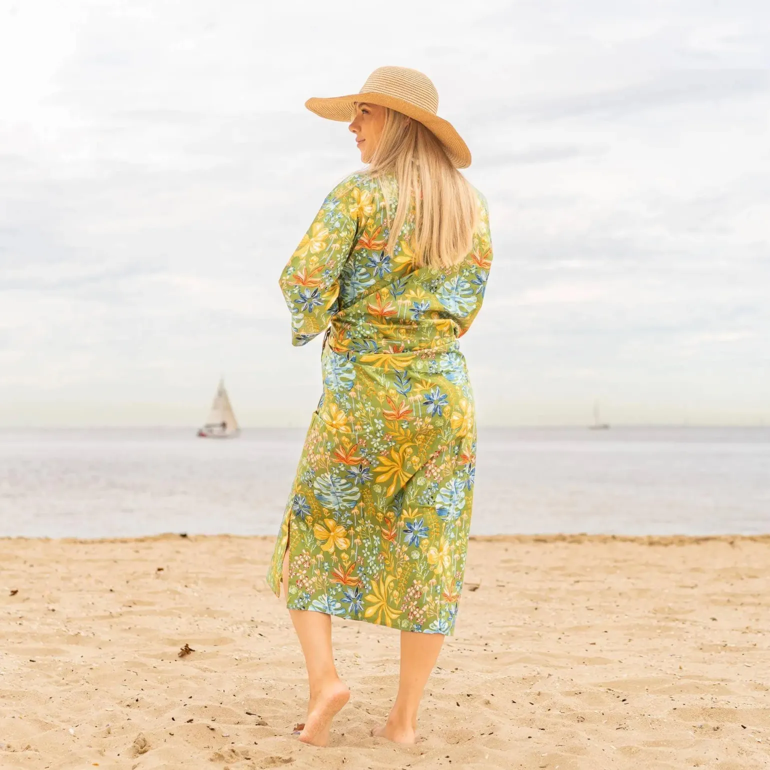 Kimono Caftano in Cotone