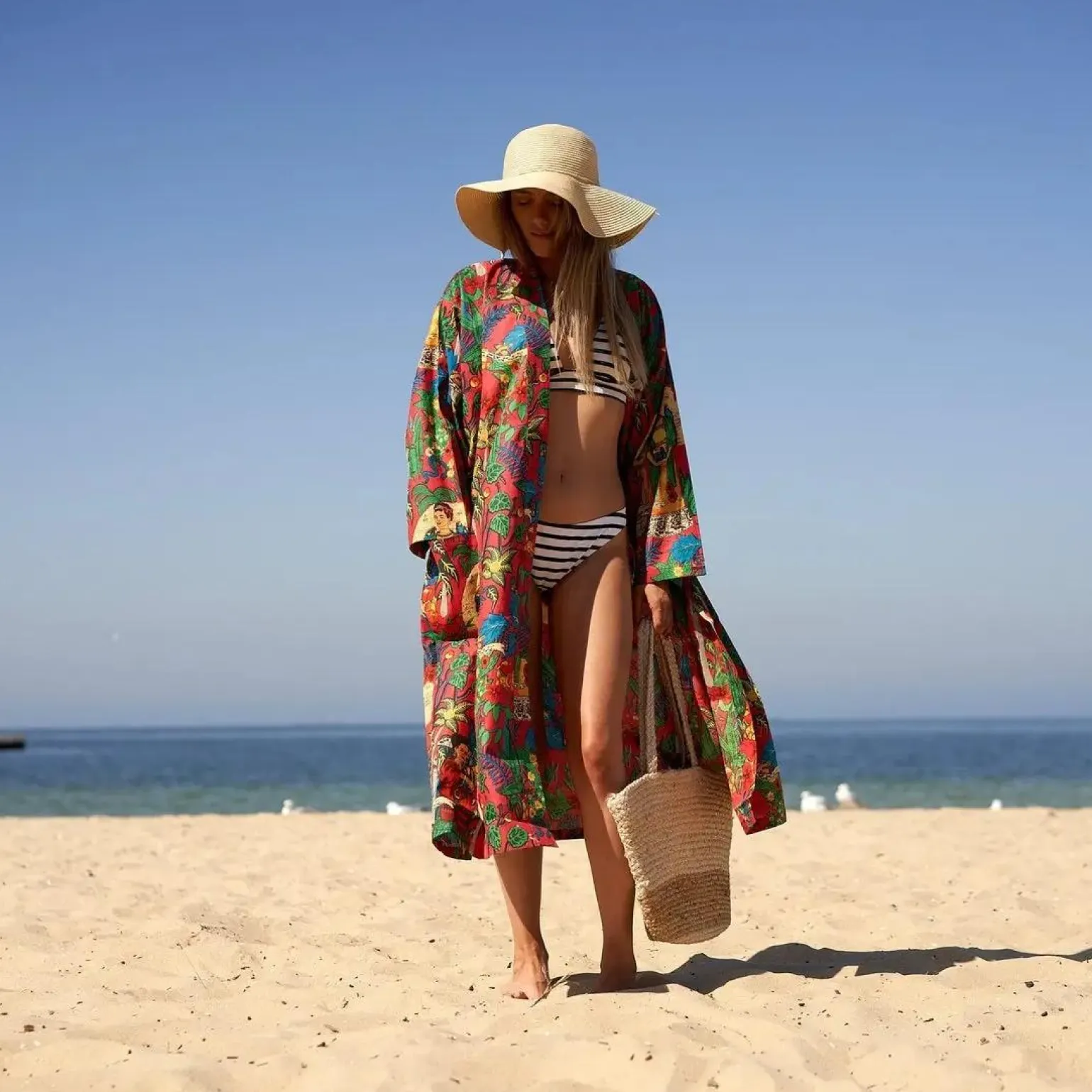 Kimono Caftano in Cotone