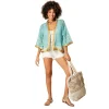 Kimono Estivo Corto Azzurro