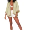 Kimono Estivo Corto Bianco