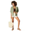 Kimono Estivo Corto Verde