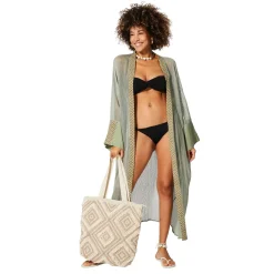 Kimono Estivo Lungo Verde