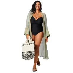 Kimono Estivo Lungo Verde