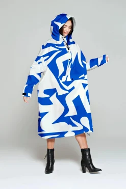 Mantella Antipioggia Rainkiss Poncho Timo Kuilder Blu Dance