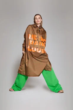 Mantella Antipioggia Rainkiss Poncho Brown Tex Green