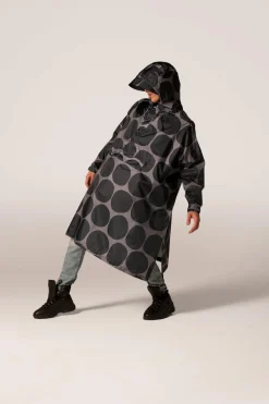 Mantella Antipioggia Rainkiss Poncho Black Polka
