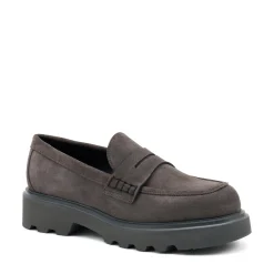 Mocassini Donna Camoscio Grigio