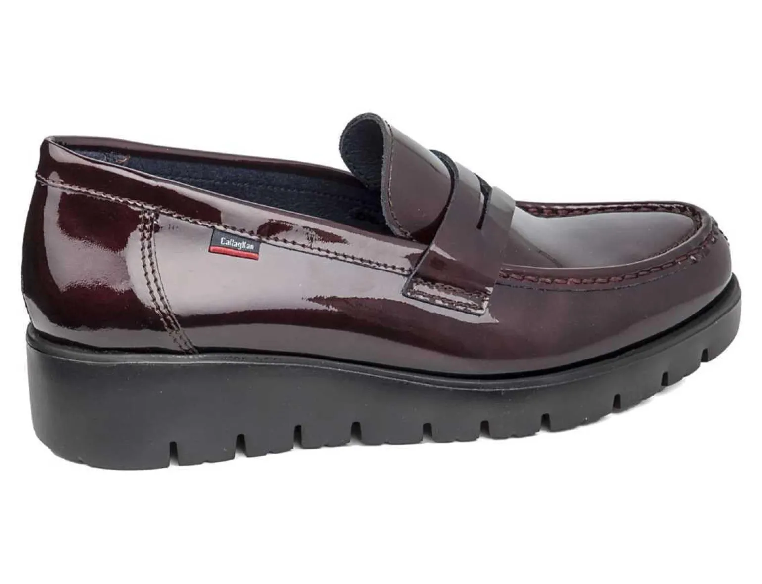 Mocassini Donna Vernice Bordeaux