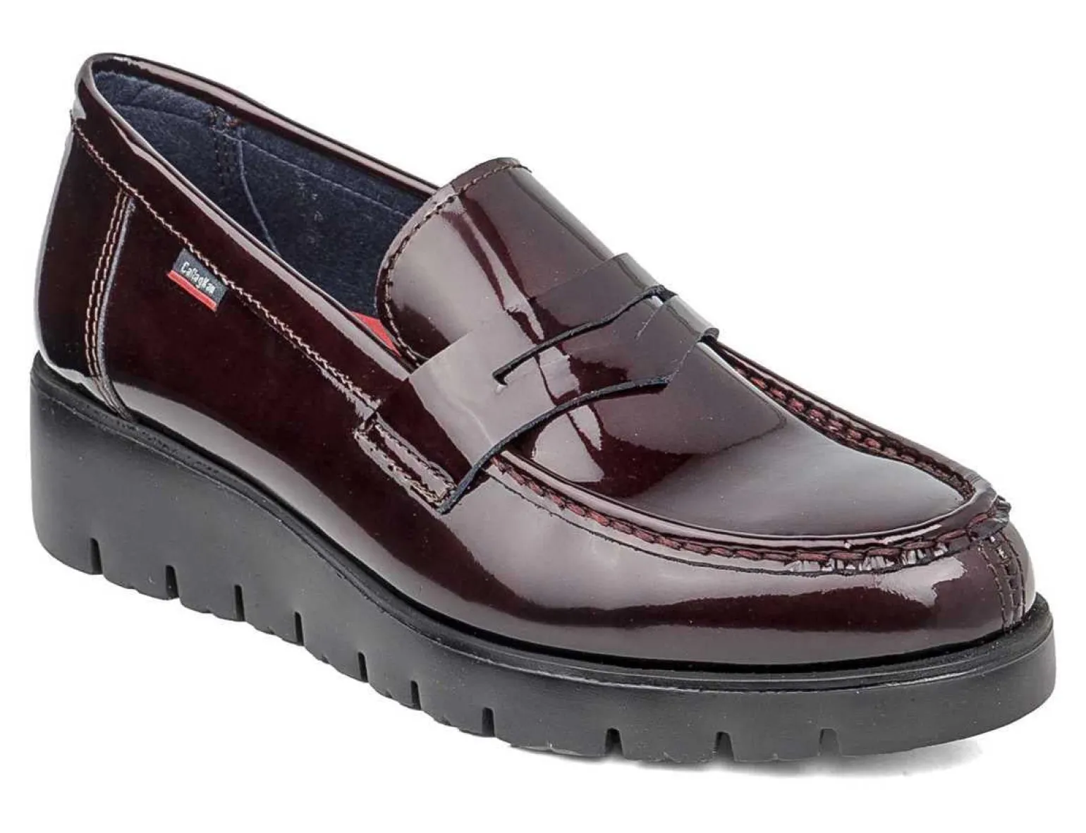 Mocassini Donna Vernice Bordeaux