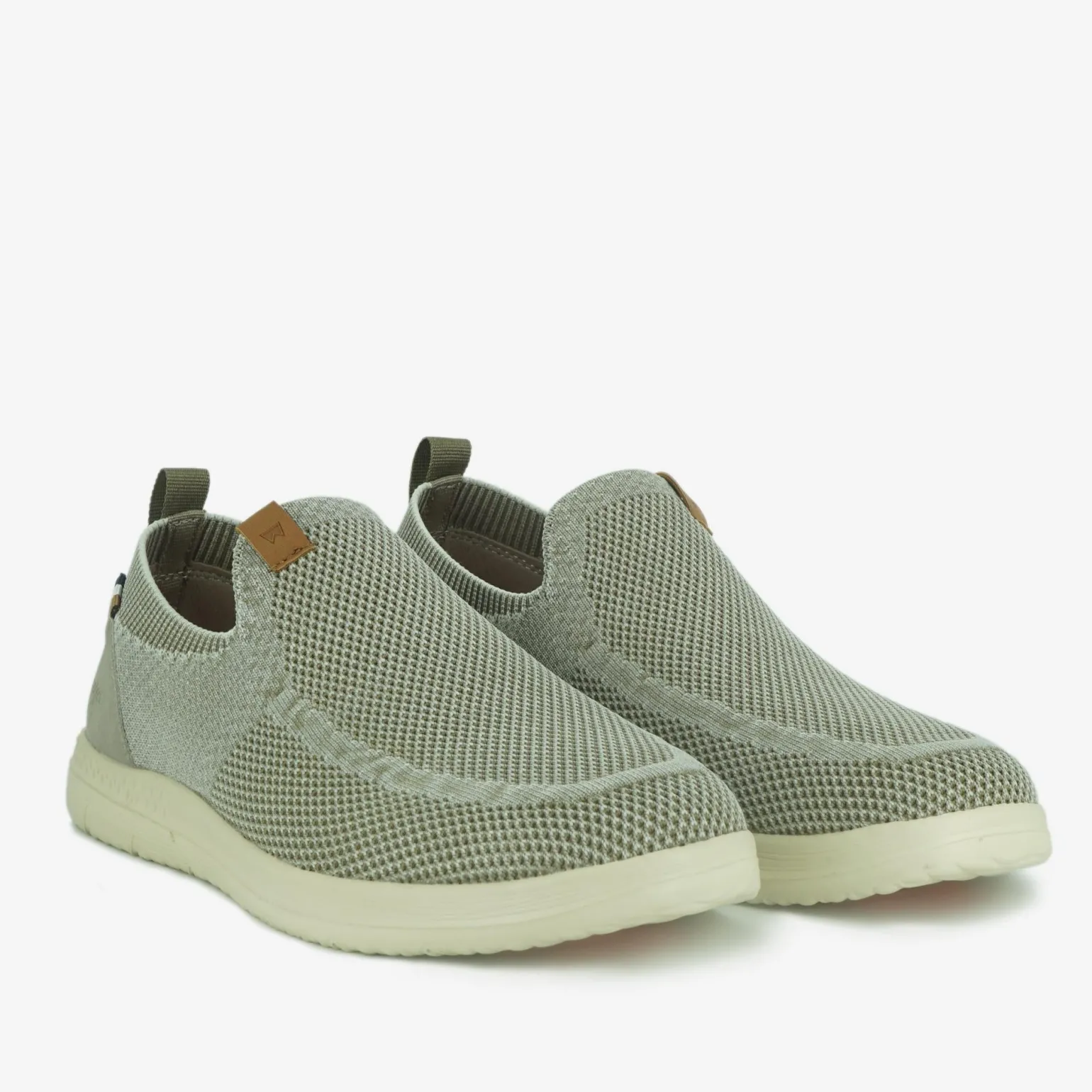 Mocassini Slip On Uomo Beige