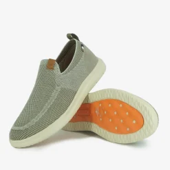 Mocassini Slip On Uomo Beige