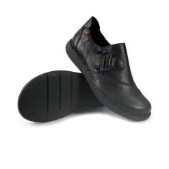 Mocassini Slipon Donna Pelle Nero