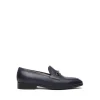 Mocassini Uomo con Morsetto in Pelle Blu