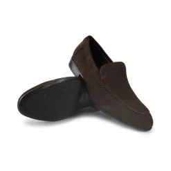 Mocassini Uomo in Camoscio Testa di Moro