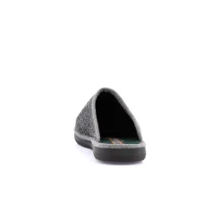 Pantofole Uomo Ciabatte in Tessuto Grigio