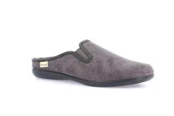 Pantofole Uomo Tessuto Grigio