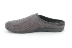 Pantofole Uomo Tessuto Grigio