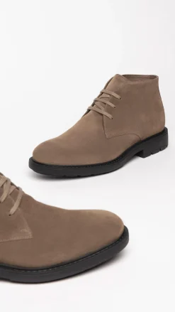 Polacchine da Uomo in Camoscio Grigio