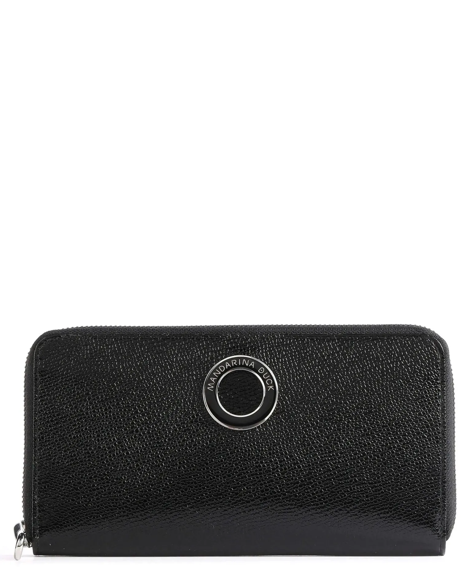 Portafogli Donna Lungo con Zip Pelle Nero
