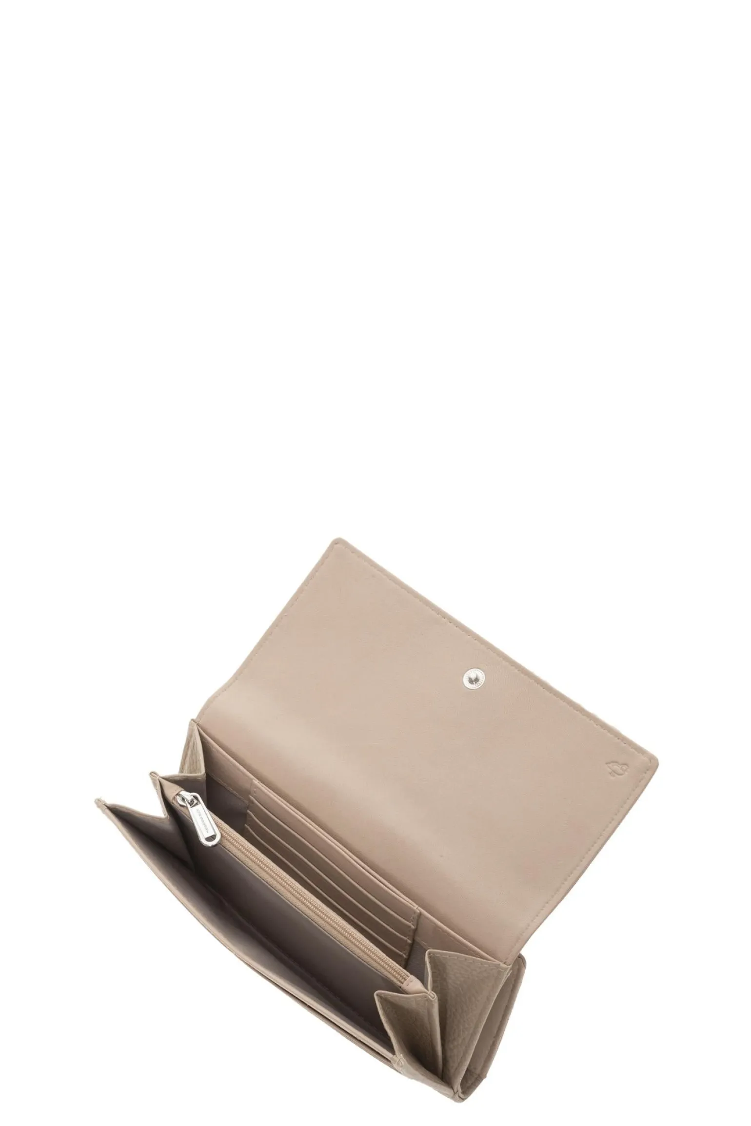Portafogli Donna Lungo Pelle Taupe