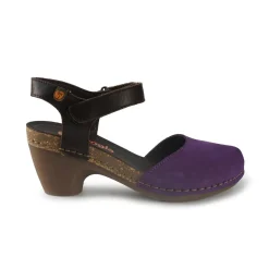 Pump Donna in Pelle Nabuk Viola